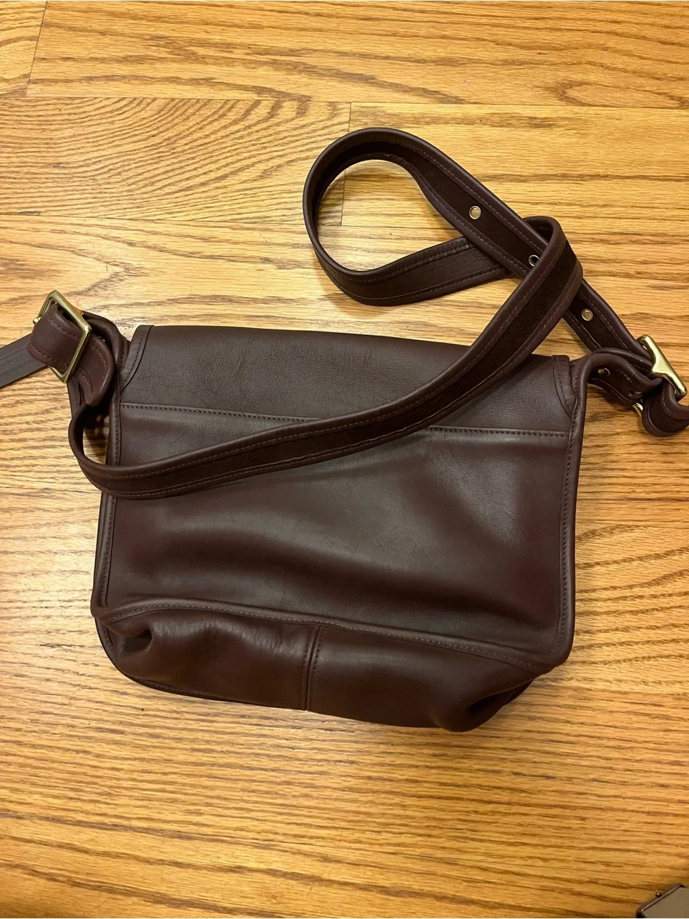 Classic Brown Leather Crossbody Bag - COACH